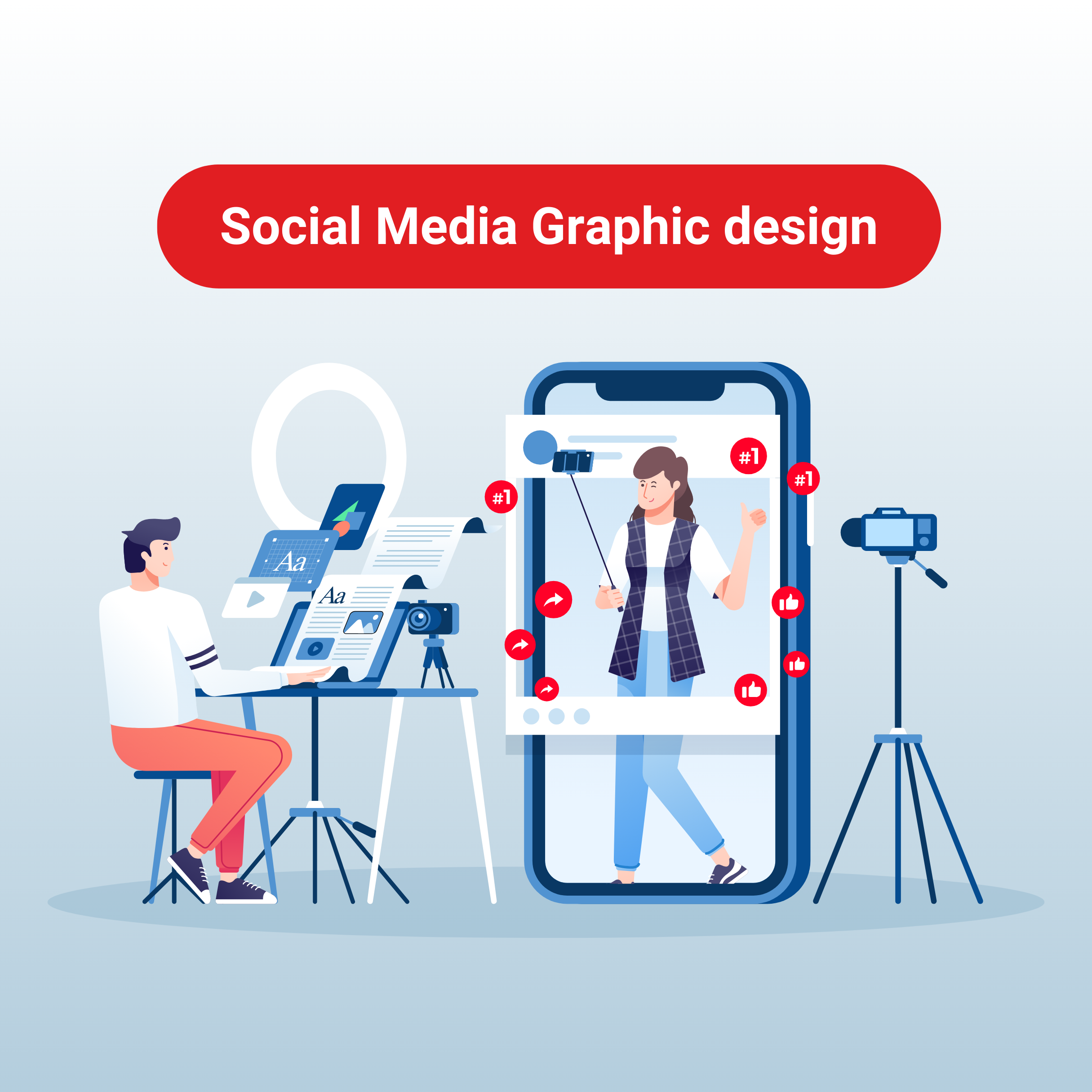 Best social media graphic designing services in gurgaon - Digital Bighit